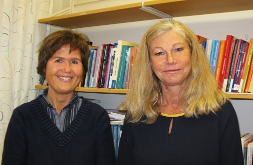 Helena Rehn och Eva Eliasson. Foto: Lena Vangelius