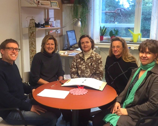 Jonas von Reybekiel, Ylva Ståhle, Maria Calissendorff, Larissa Mickwitz