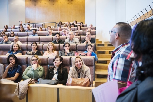 Snabbspåret för lärare vid Stockholms universitet 2016. Fotograf Stokstad.