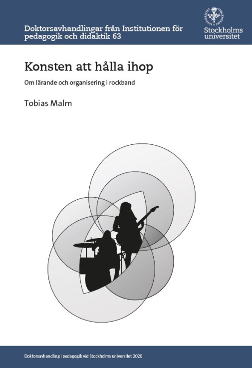Omslag Tobias Malms avhandling i pedagogik